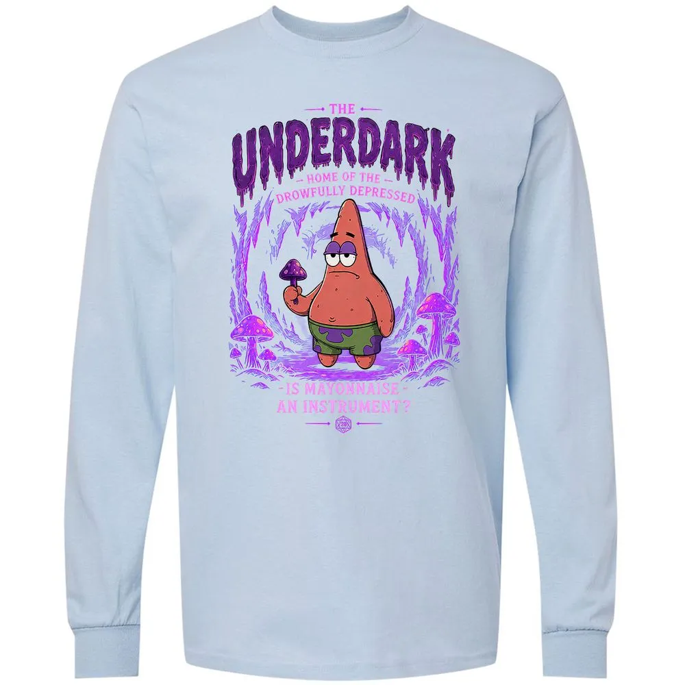 The Underdark Long Sleeve T-Shirt - Light Blue - 18