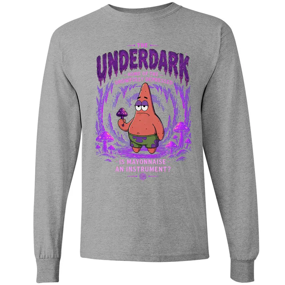 The Underdark Long Sleeve T-Shirt - Sport Grey - 19