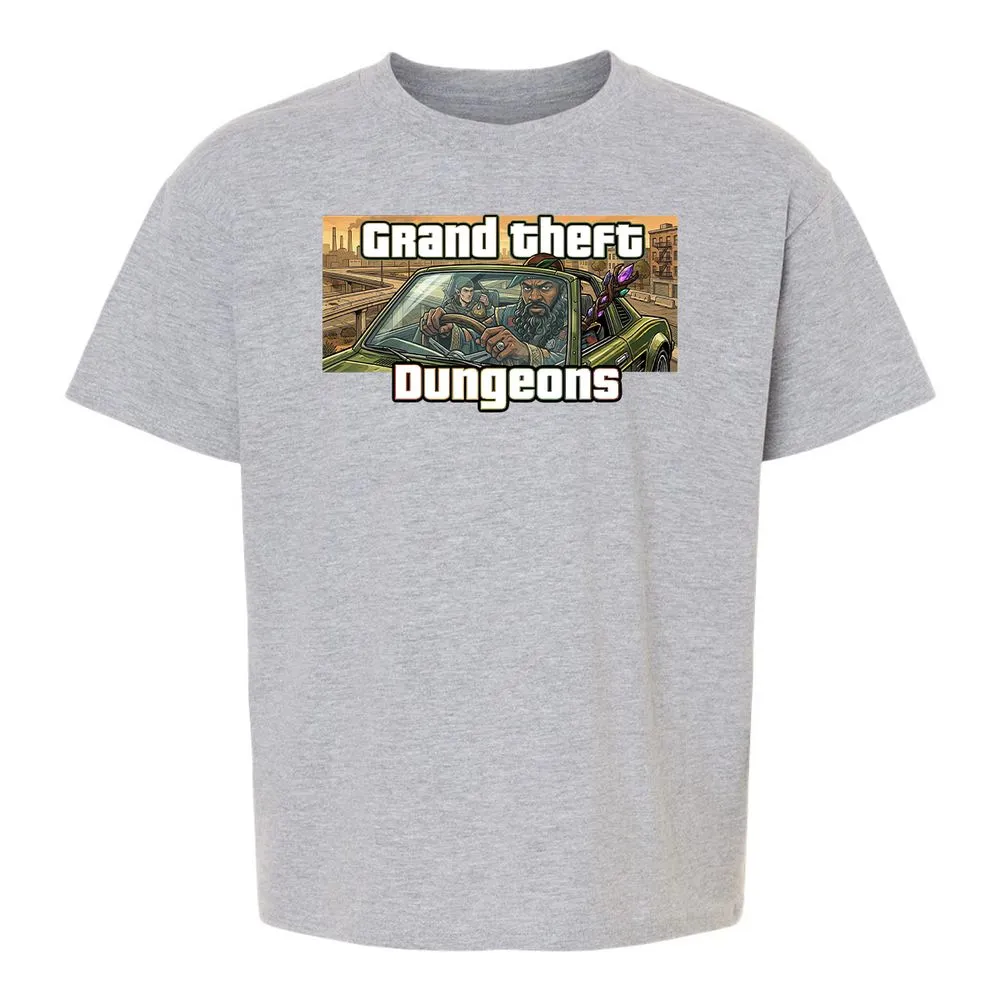 Grand Theft Dungeons Kids T-Shirt - Sport Grey - 3