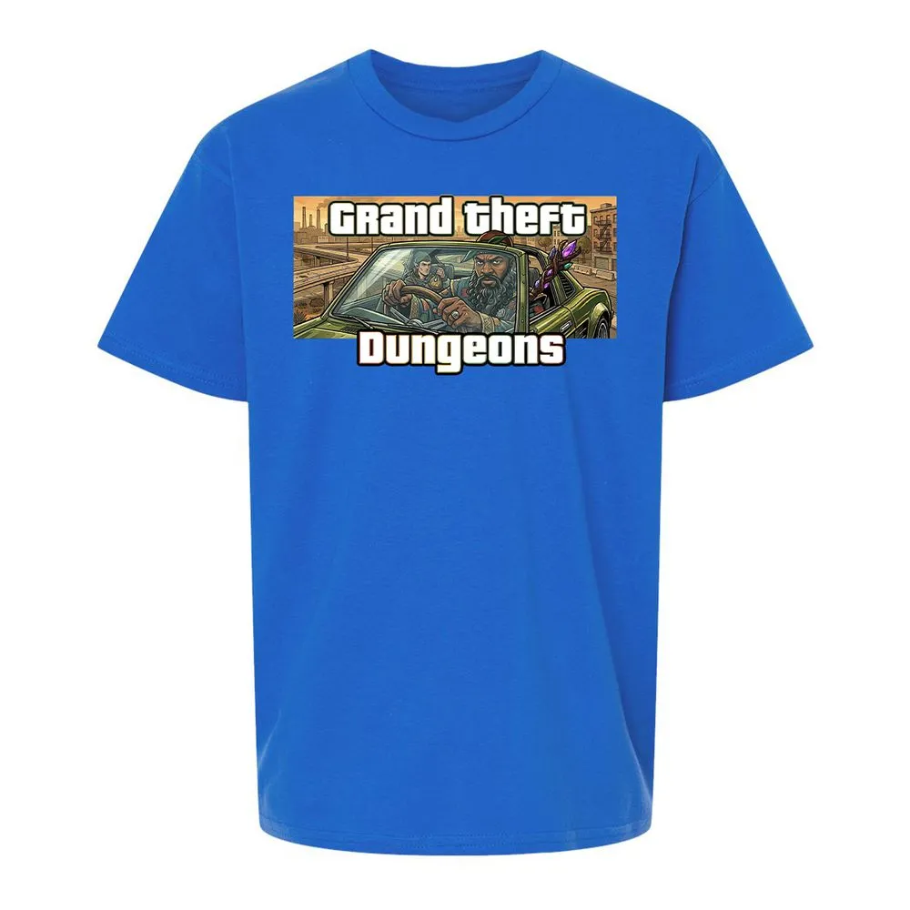 Grand Theft Dungeons Kids T-Shirt - Royal - 4