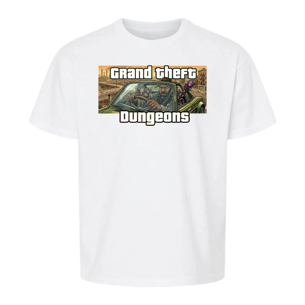 Grand Theft Dungeons Kids T-Shirt - White - 5