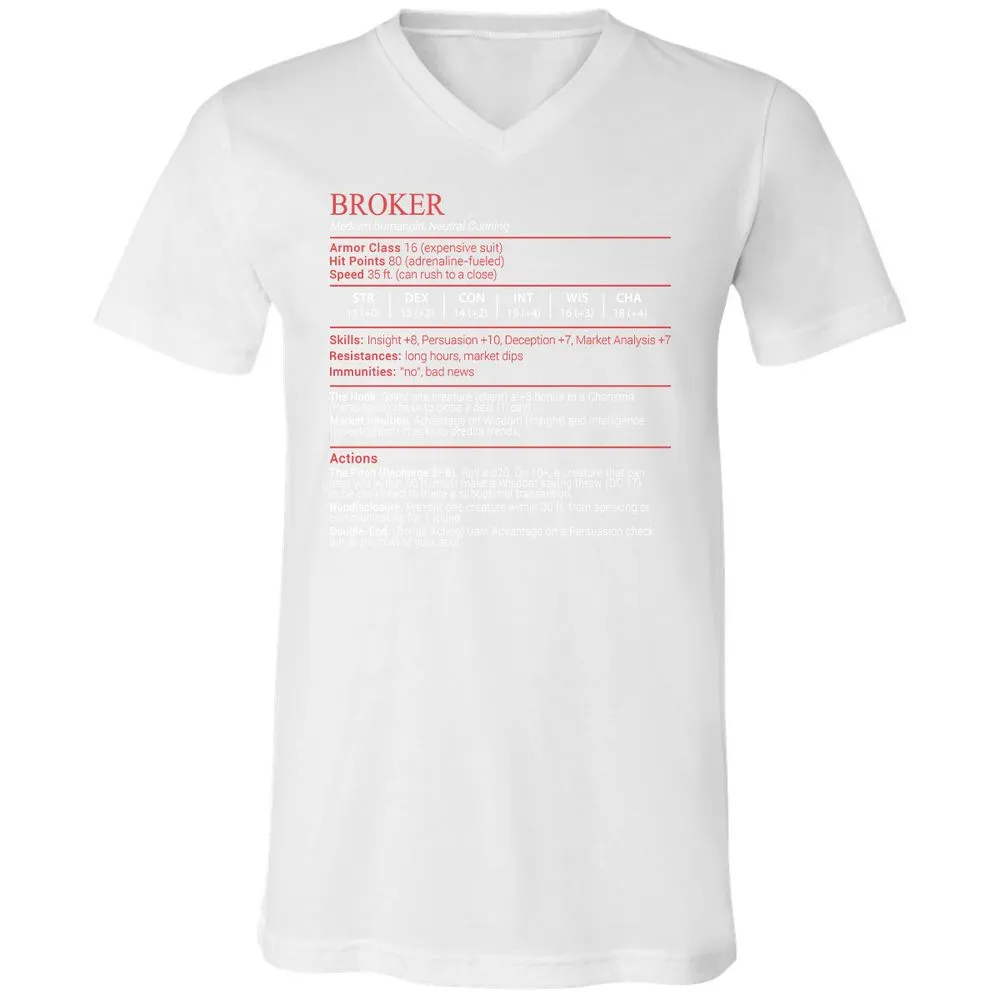 Broker Stats Block - White - 16