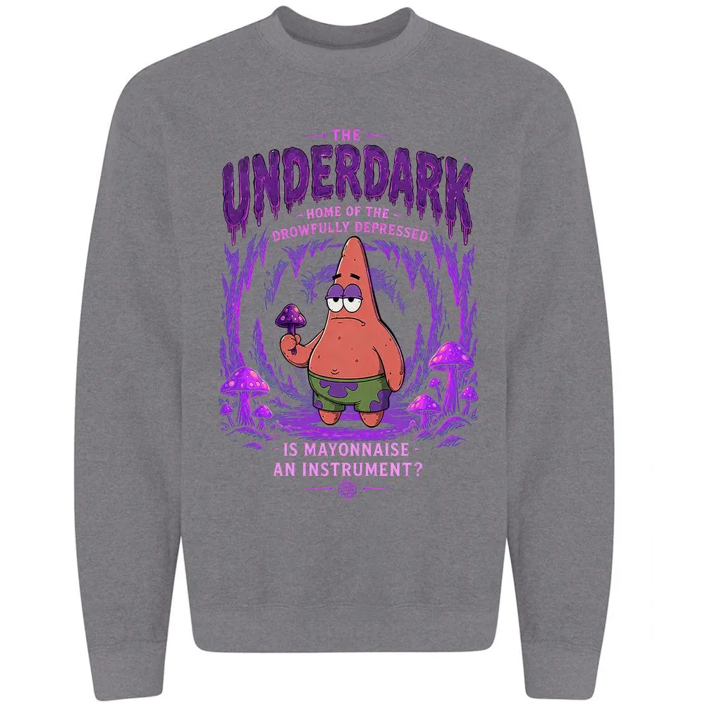 The Underdark Classic Unisex Sweatshirt - Graphite Heather - 7