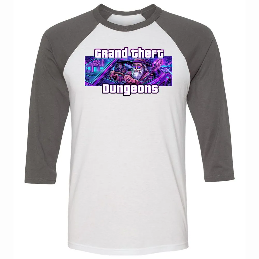 Grand Theft Dungeons Miami - White/Asphalt - 2