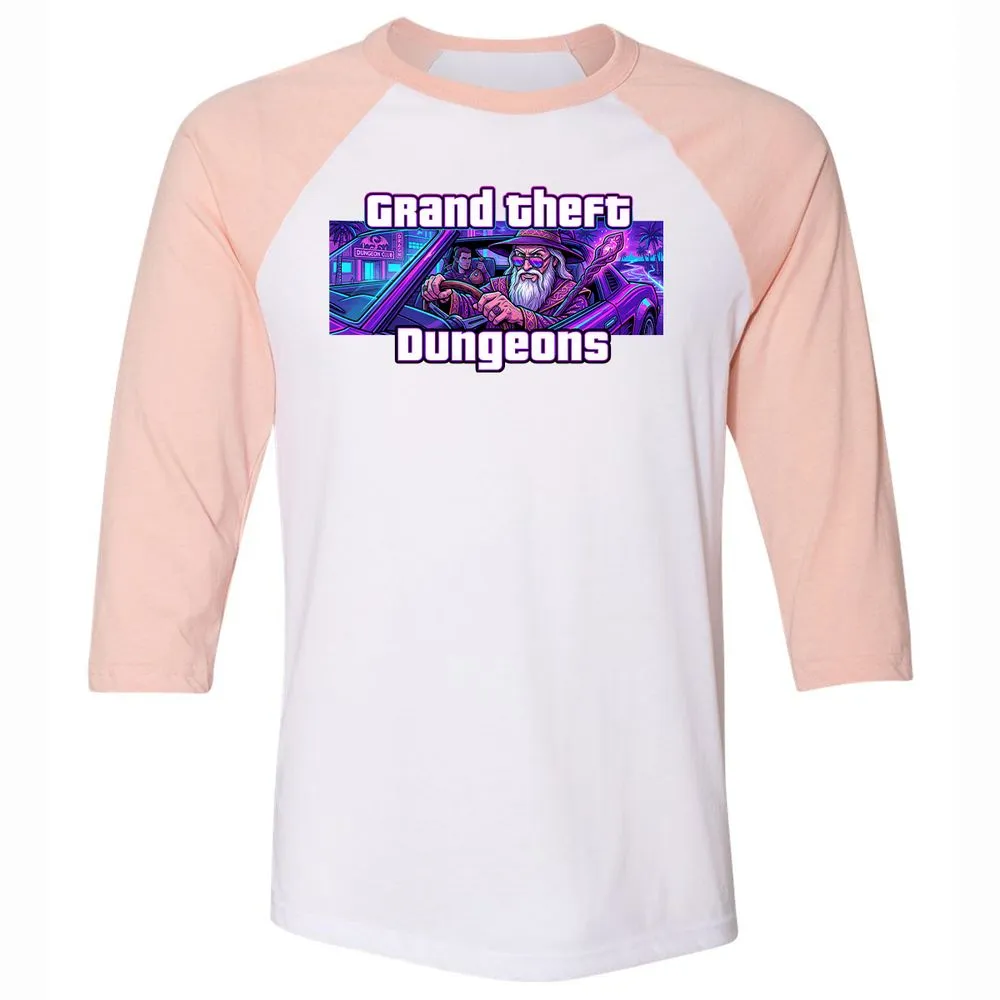 Grand Theft Dungeons Miami - White/Heather Peach - 5