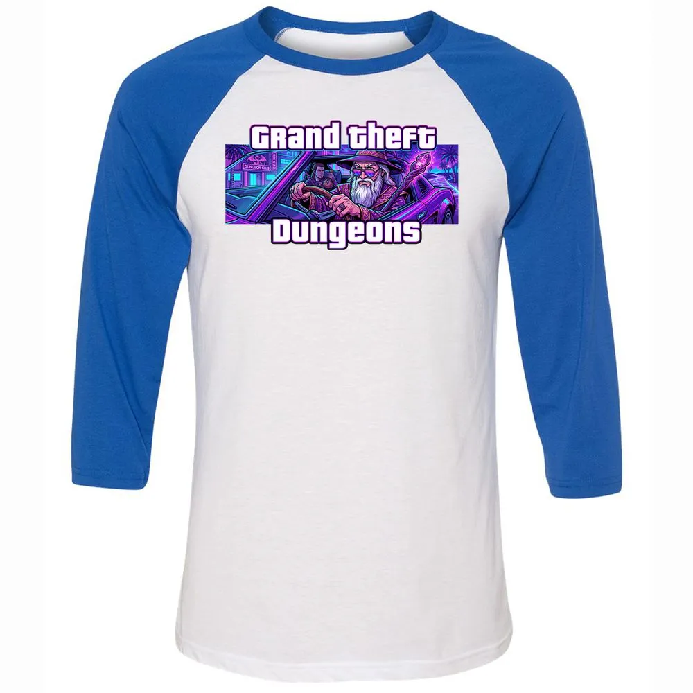Grand Theft Dungeons Miami - White/True Royal - 10