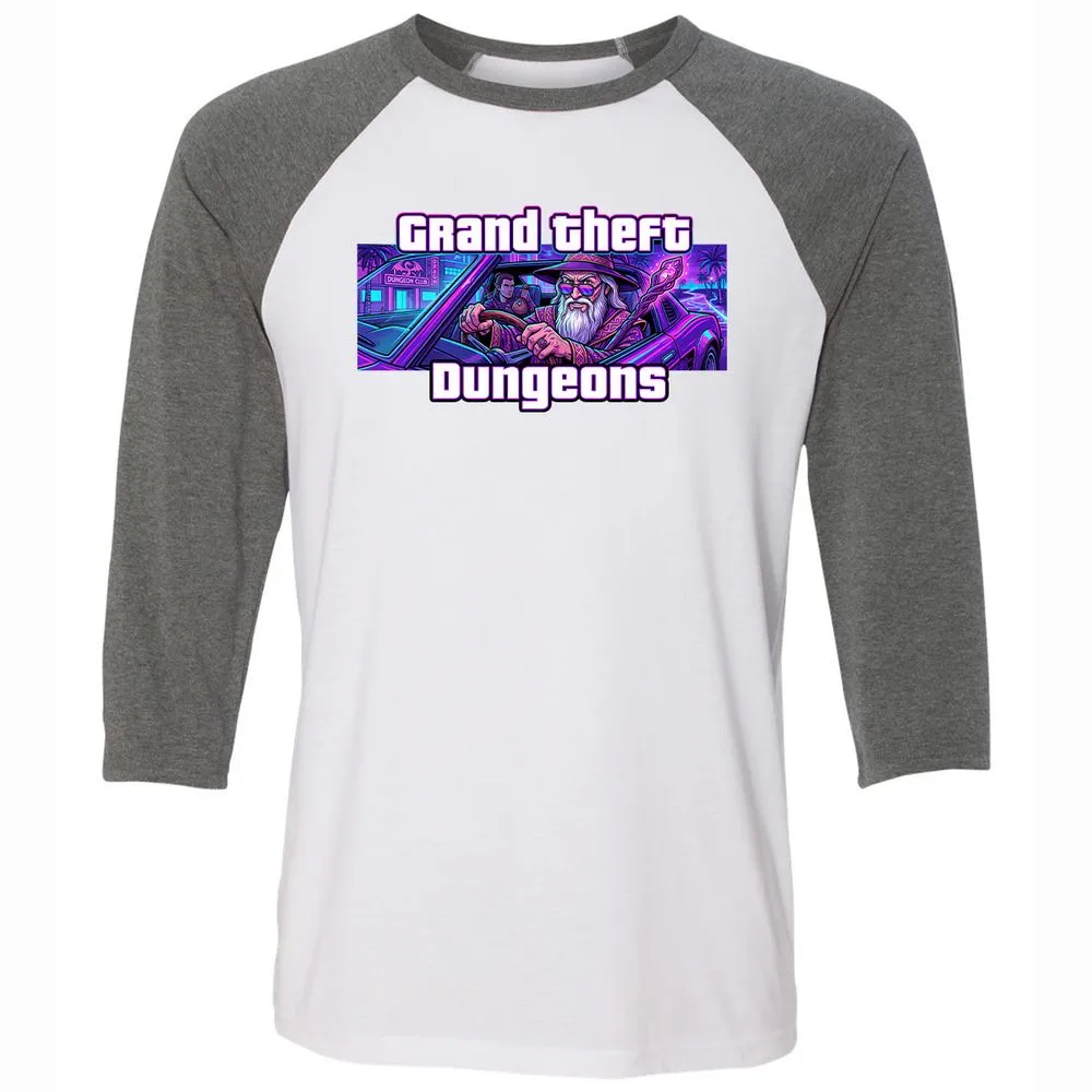 Grand Theft Dungeons Miami - White/Deep Heather - 11