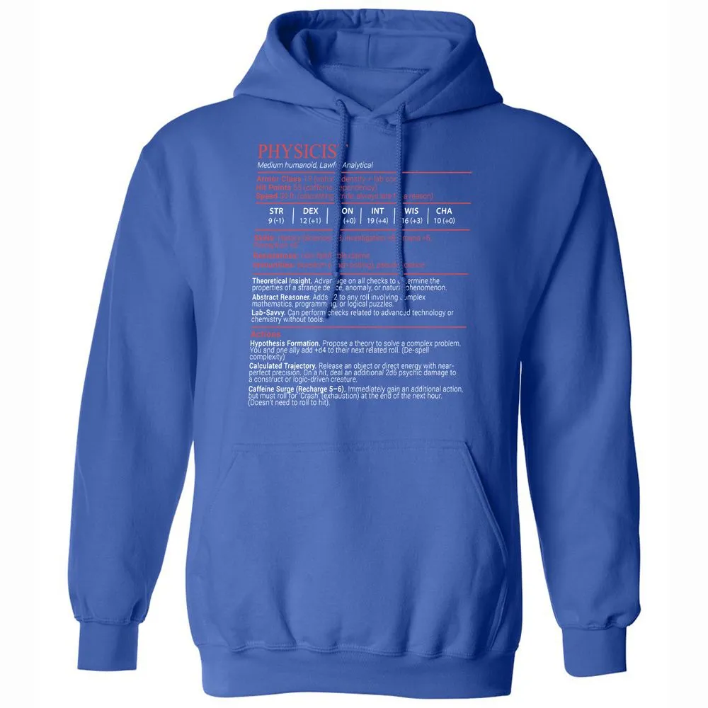 Physicist Stats Block - Royal - 5