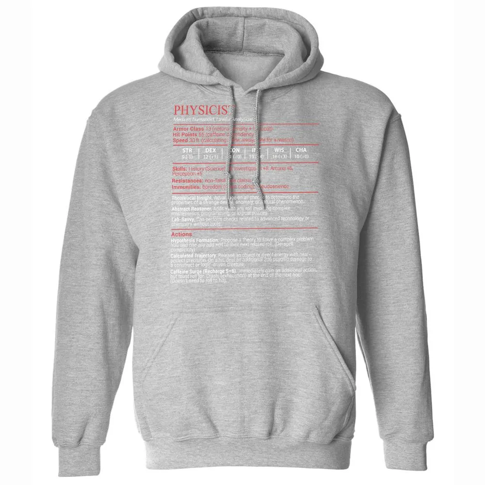 Physicist Stats Block - Sport Grey - 19