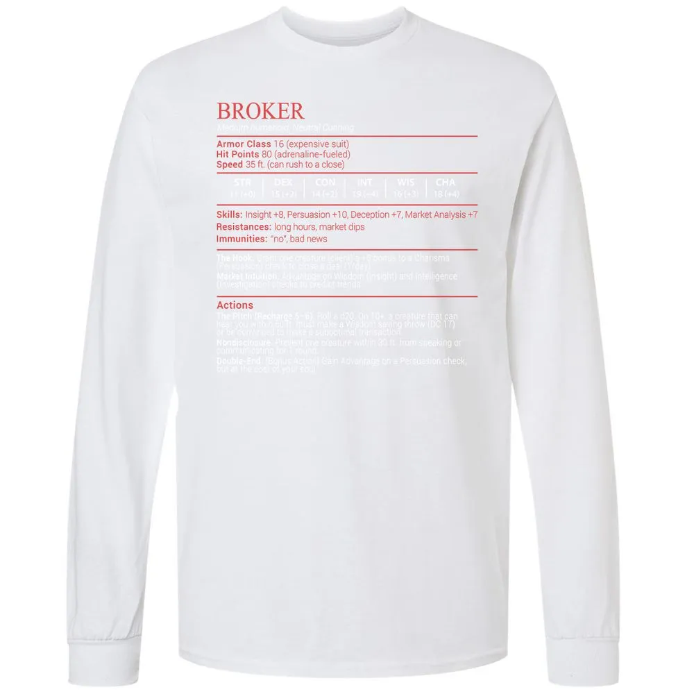Broker Stats Block - White - 17