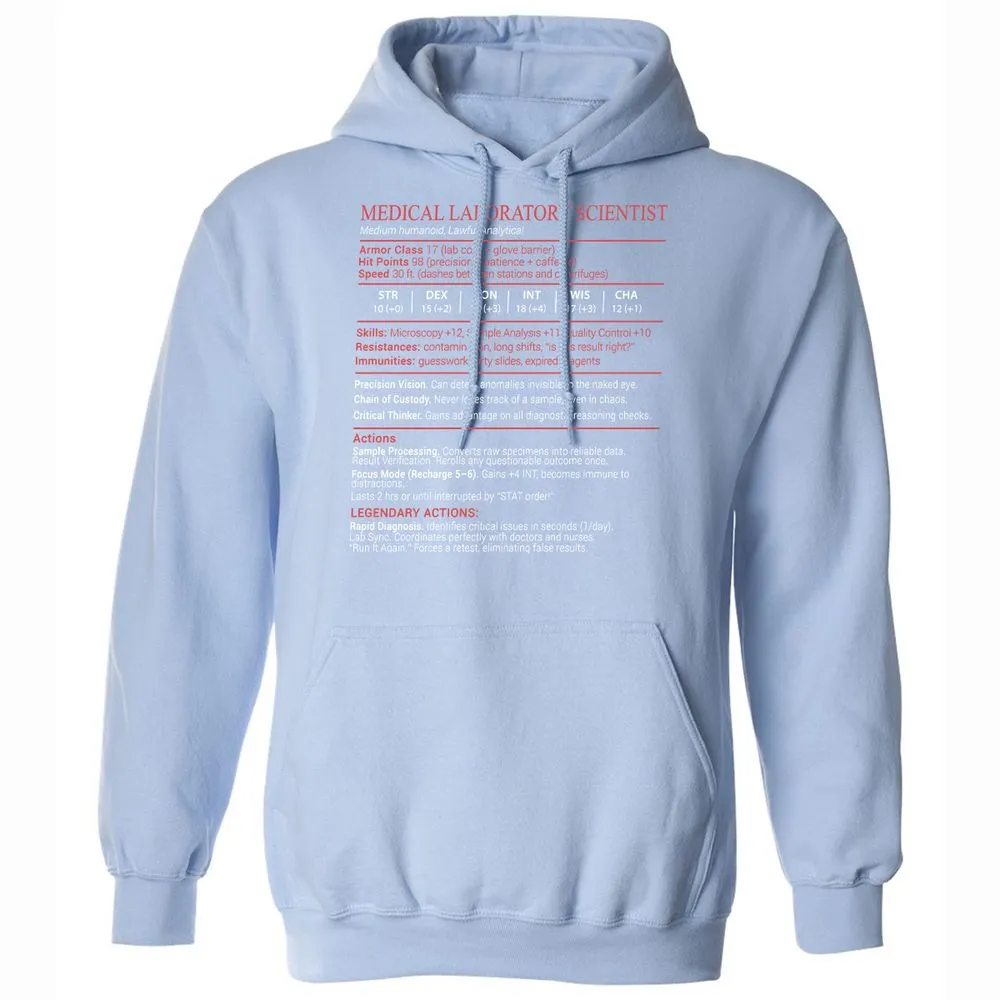 Medical Laboratory Scientist Stats Block - Light Blue - 17