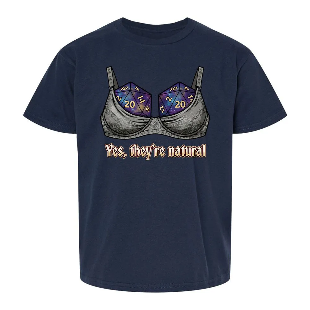 They Are Natural Nat20 Kids T-Shirt - Navy - 2