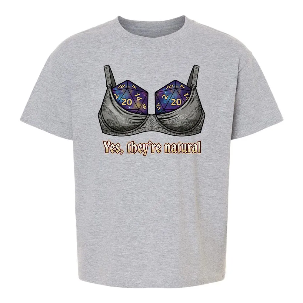 They Are Natural Nat20 Kids T-Shirt - Sport Grey - 3