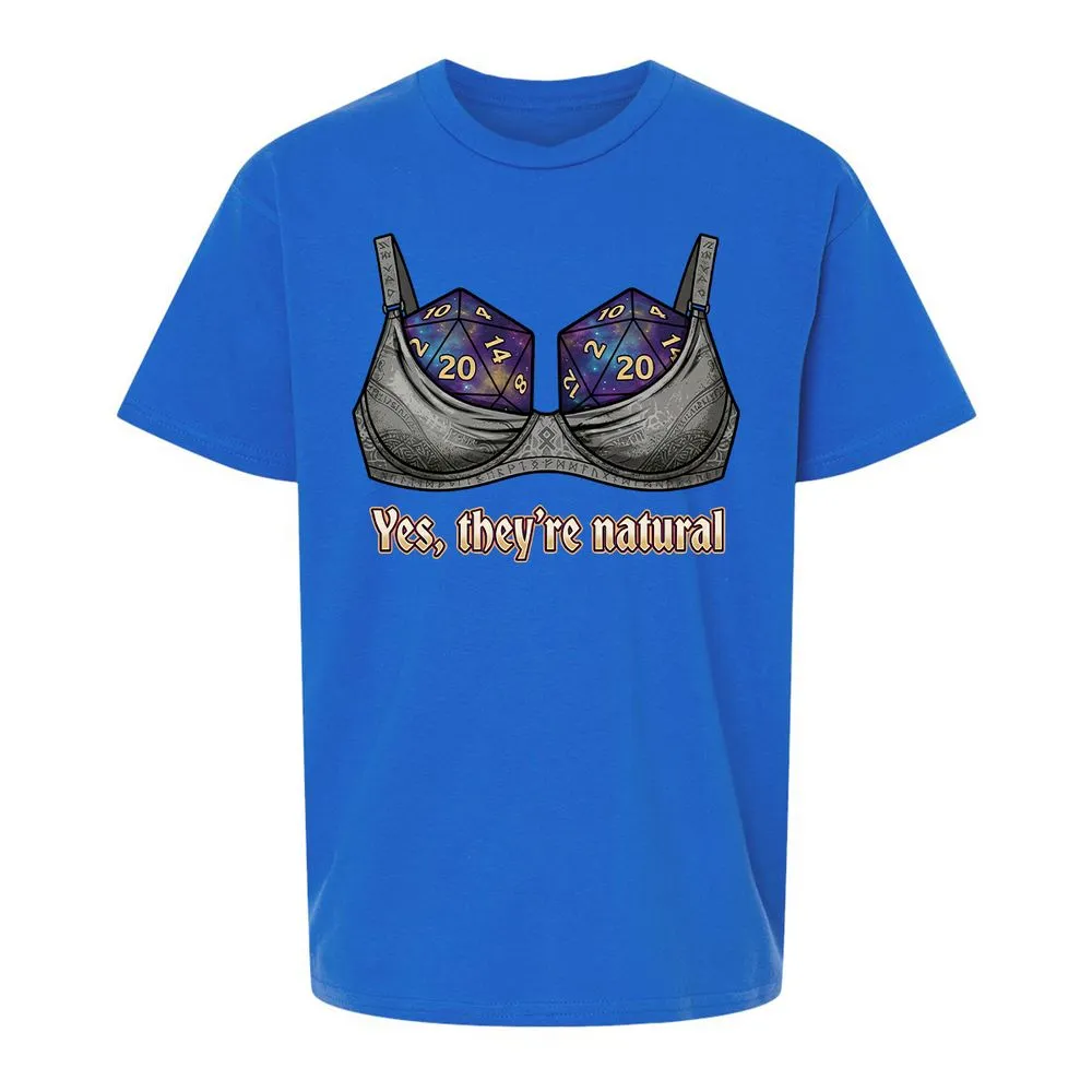 They Are Natural Nat20 Kids T-Shirt - Royal - 4