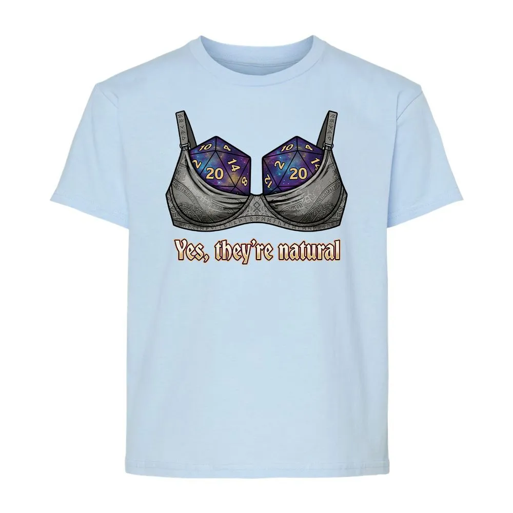 They Are Natural Nat20 Kids T-Shirt - Light Blue - 6