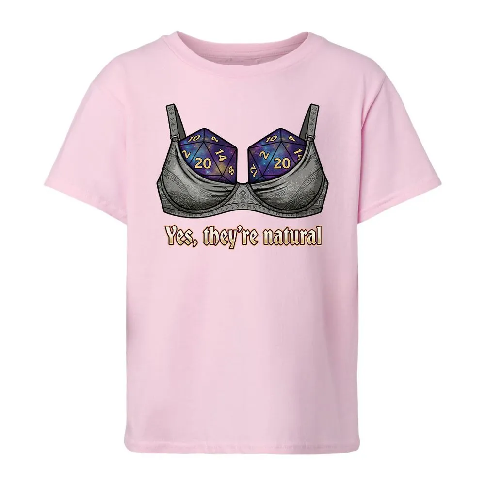 They Are Natural Nat20 Kids T-Shirt - Light Pink - 7