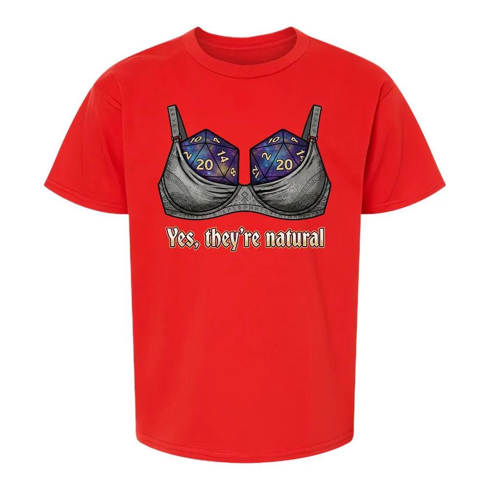 They Are Natural Nat20 Kids T-Shirt - Red - 8