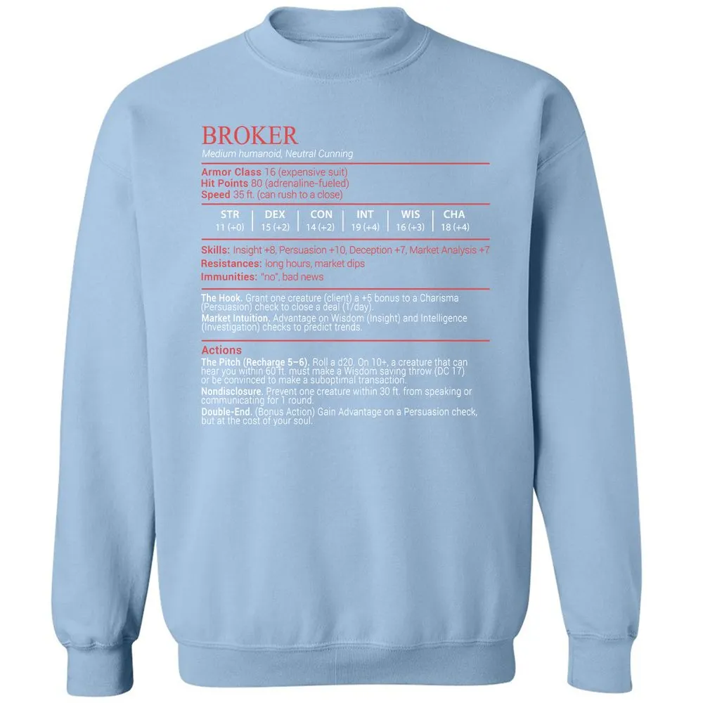 Broker Stats Block - Light Blue - 21