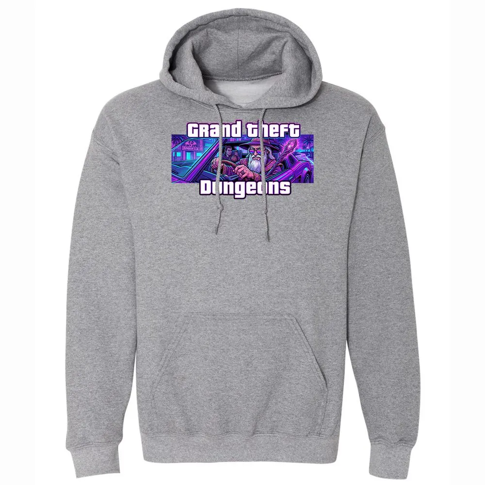 Grand Theft Dungeons Miami - Graphite Heather - 4