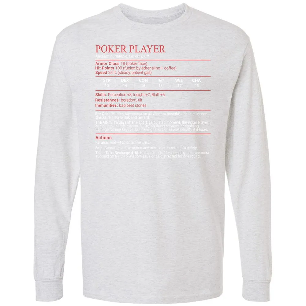 Poker Player Stats Block - Ash - 14