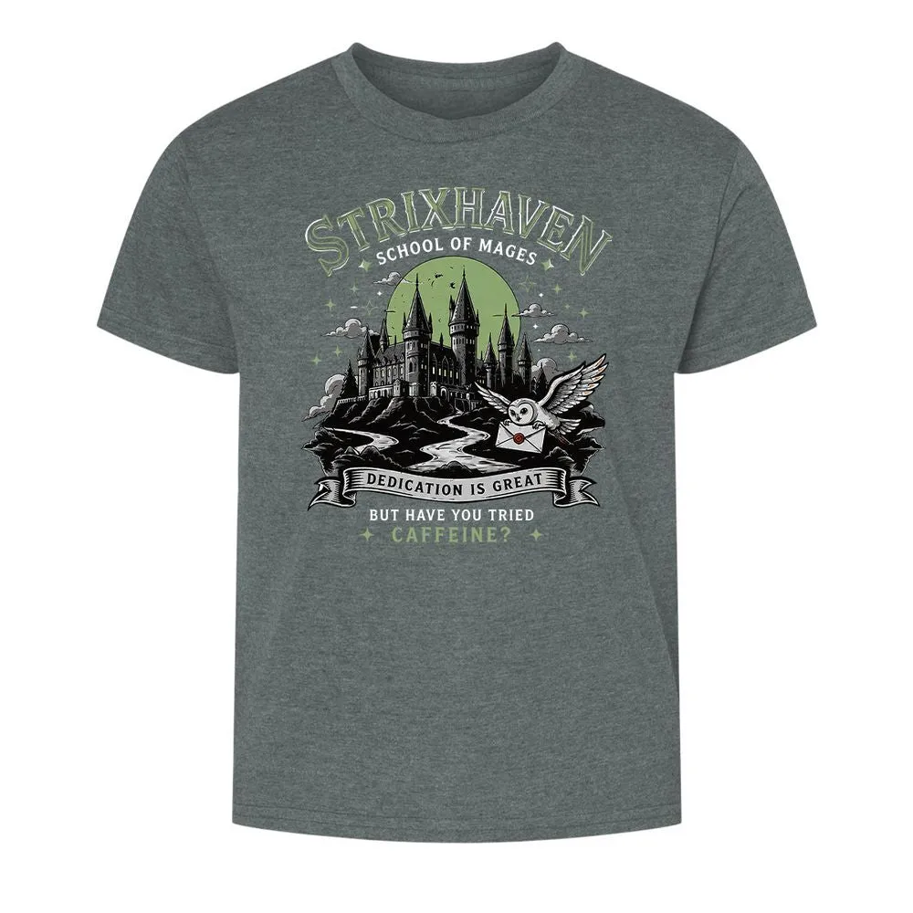 Strixhaven - School Of Mages Kids T-Shirt - Dark Heather - 10