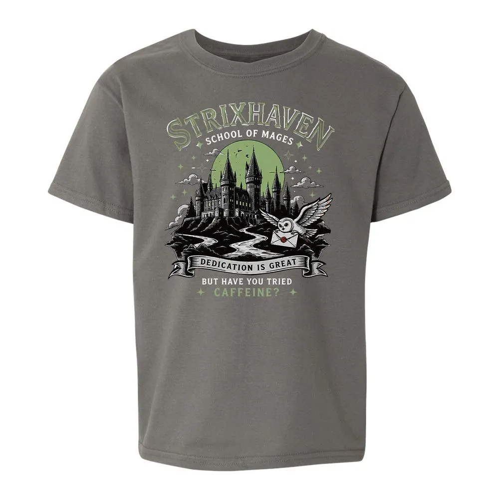 Strixhaven - School Of Mages Kids T-Shirt - Charcoal - 11