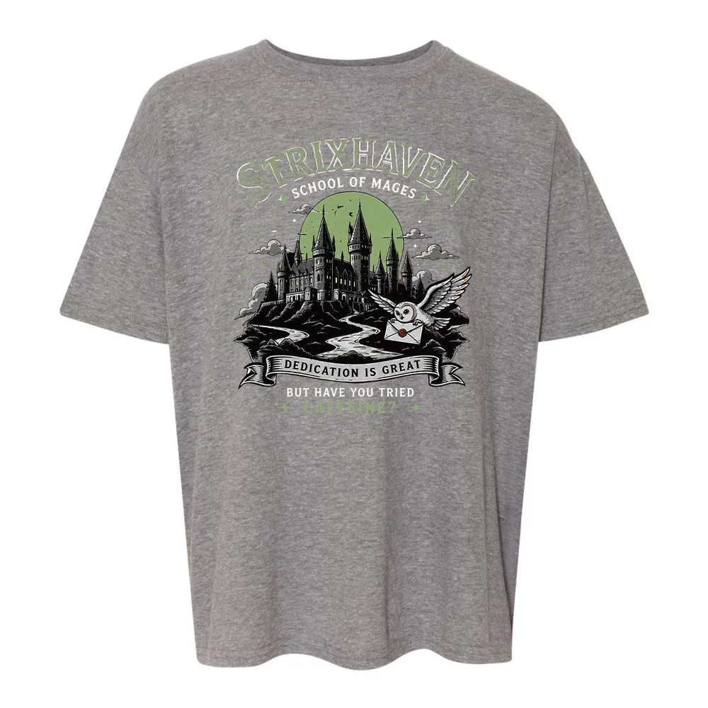 Strixhaven - School Of Mages Kids T-Shirt - Graphite Heather - 12