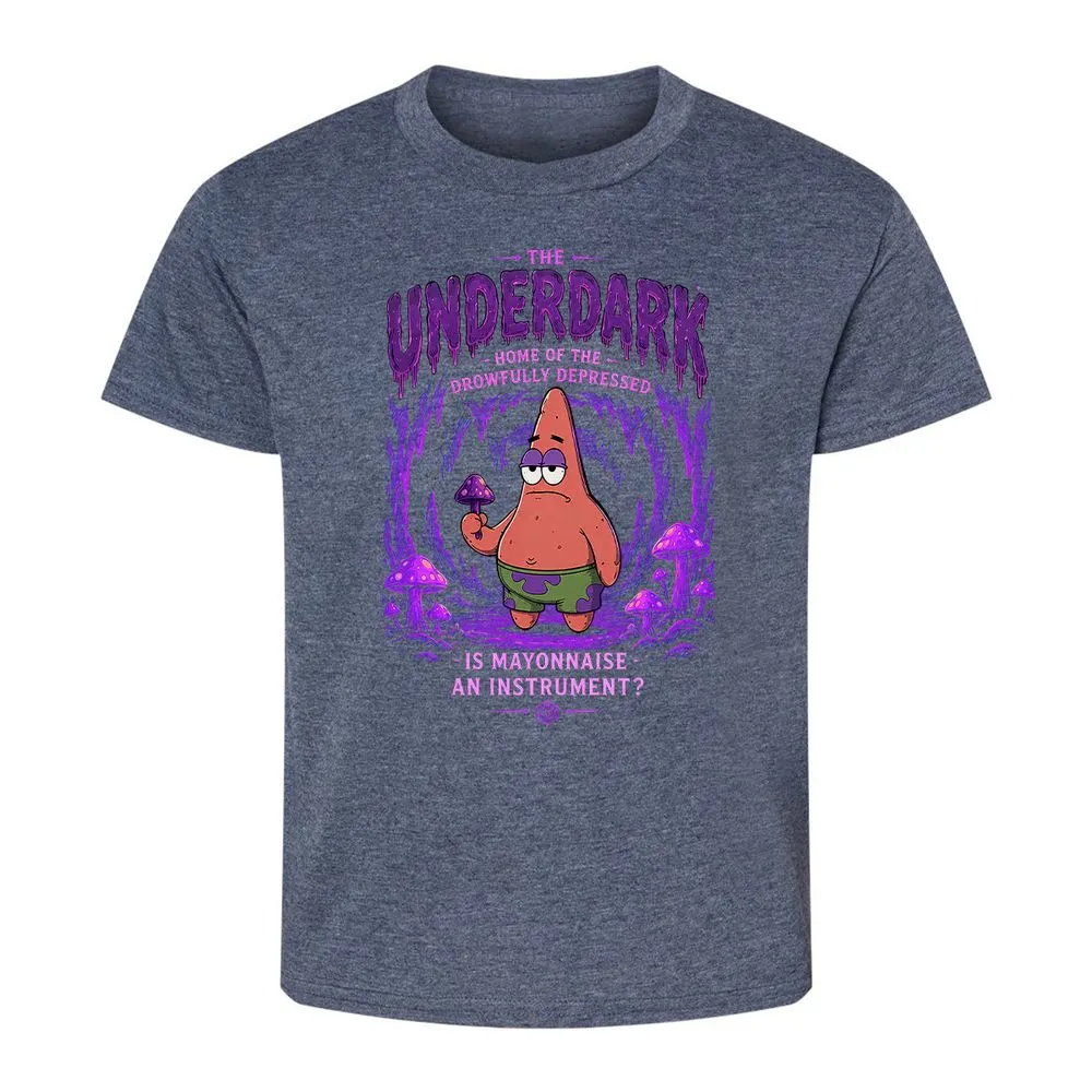 The Underdark Kids T-Shirt - Heather Navy - 9