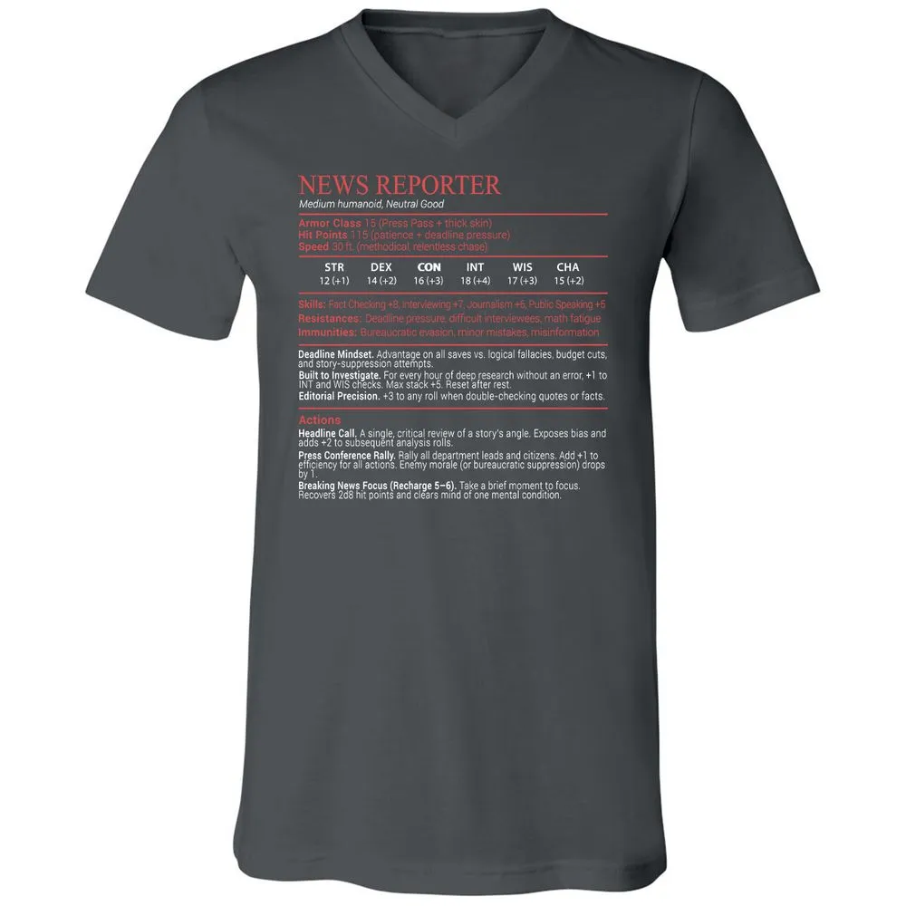 News Reporter Stats Block - Asphalt - 13