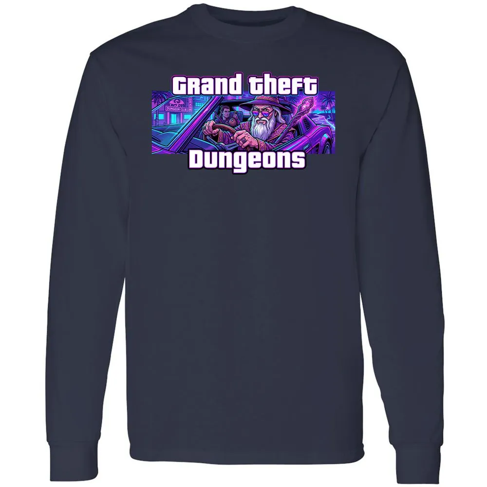 Grand Theft Dungeons Miami - Navy - 2