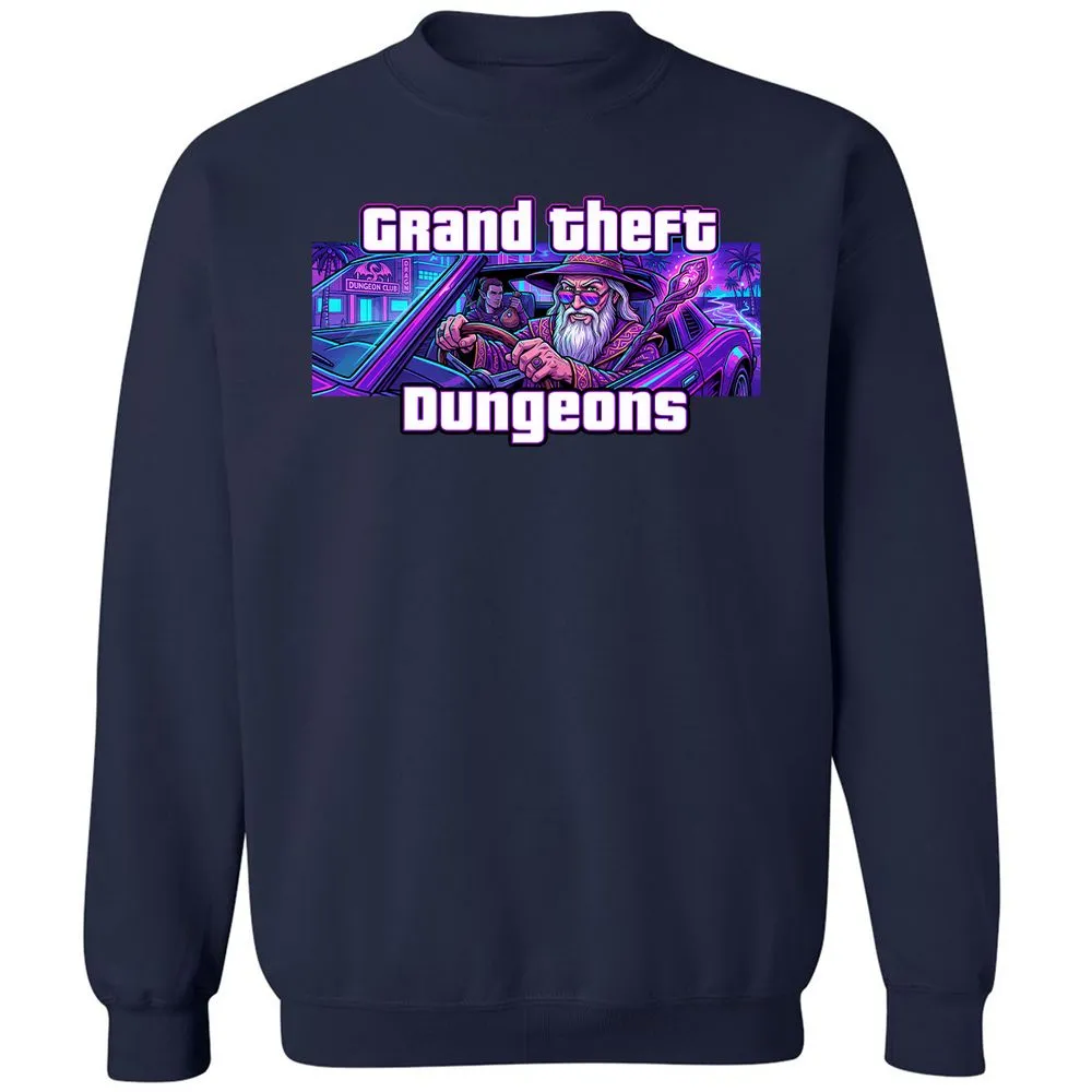 Grand Theft Dungeons Miami - Navy - 2