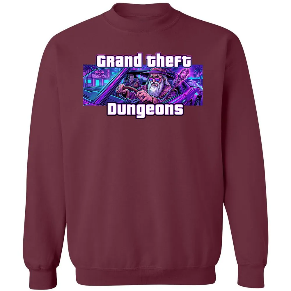 Grand Theft Dungeons Miami - Maroon - 8