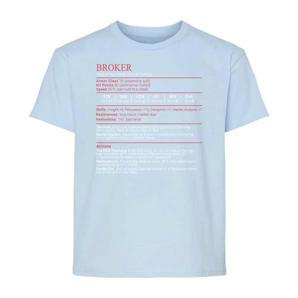 Broker Stats Block - Light Blue - 6