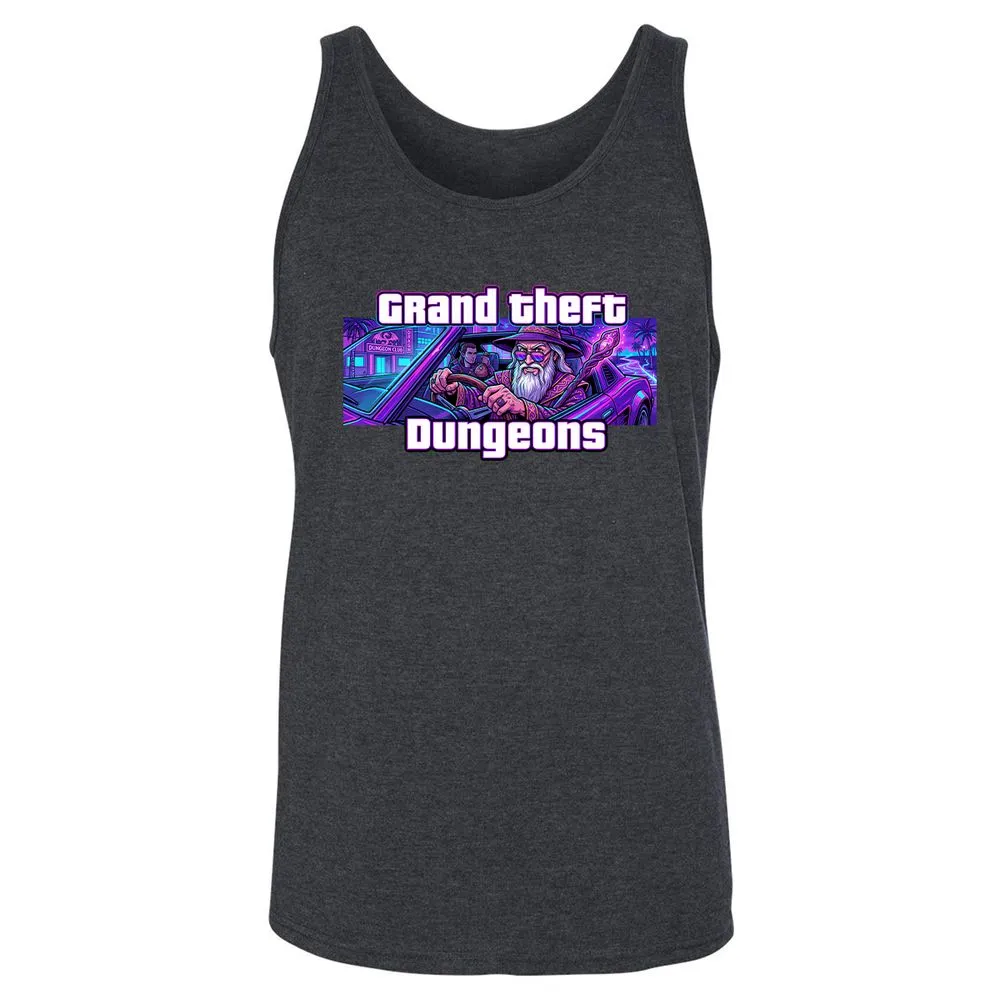 Grand Theft Dungeons Miami - Dark Grey Heather - 5