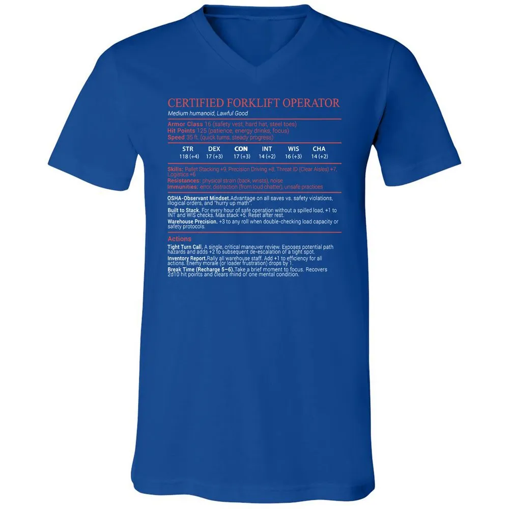 Certified Forklift Operator Stats Block - True Royal - 4