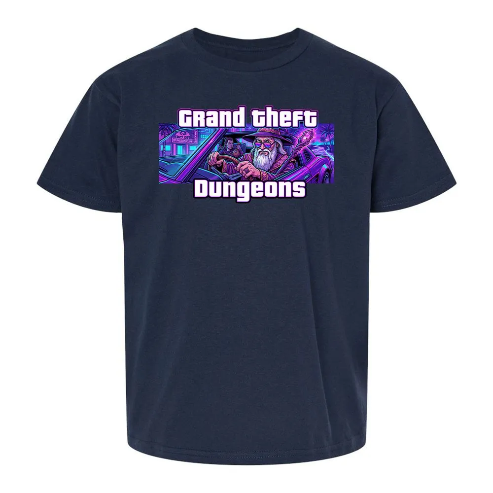 Grand Theft Dungeons Miami - Navy - 2