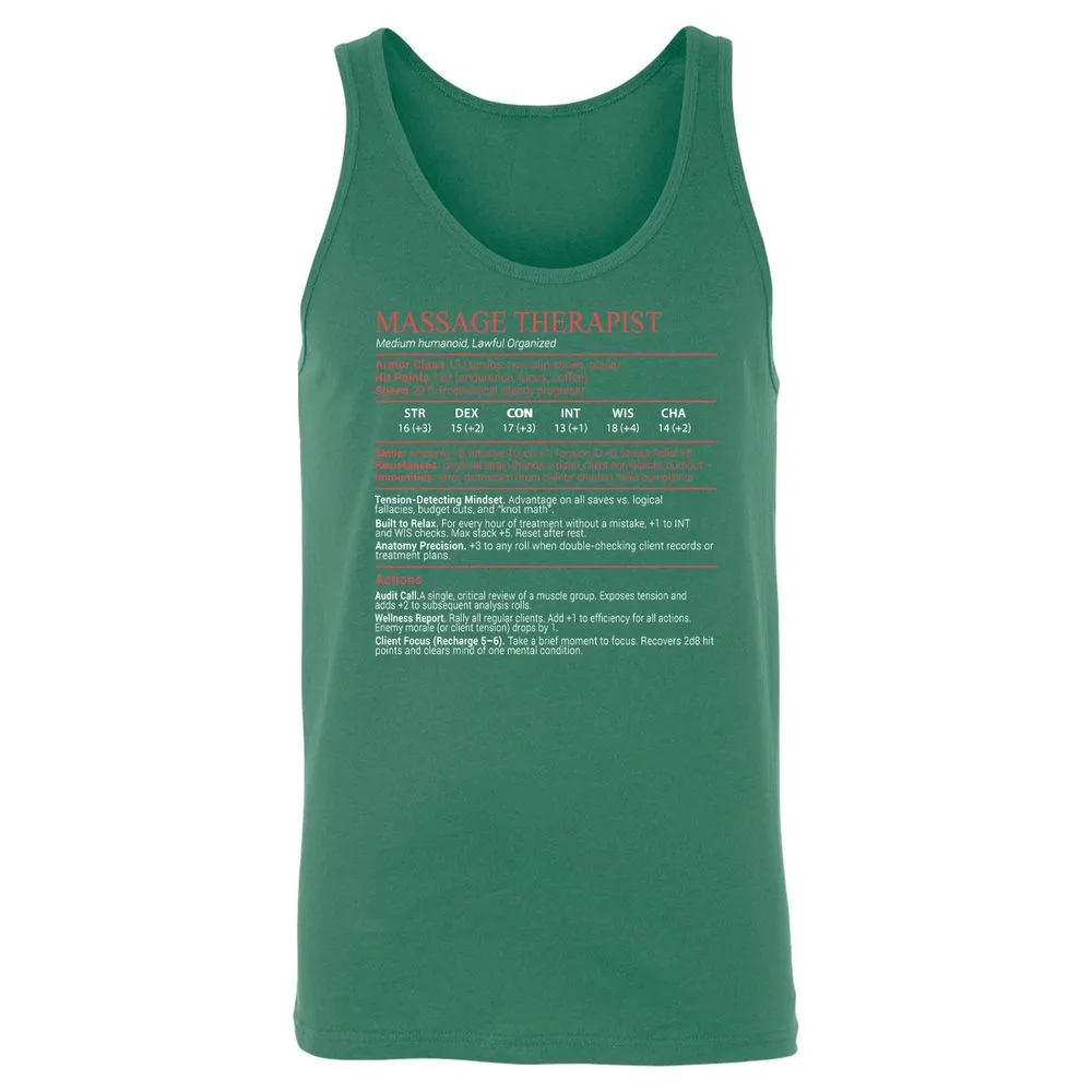 Massage Therapist Stats Block - Kelly - 7