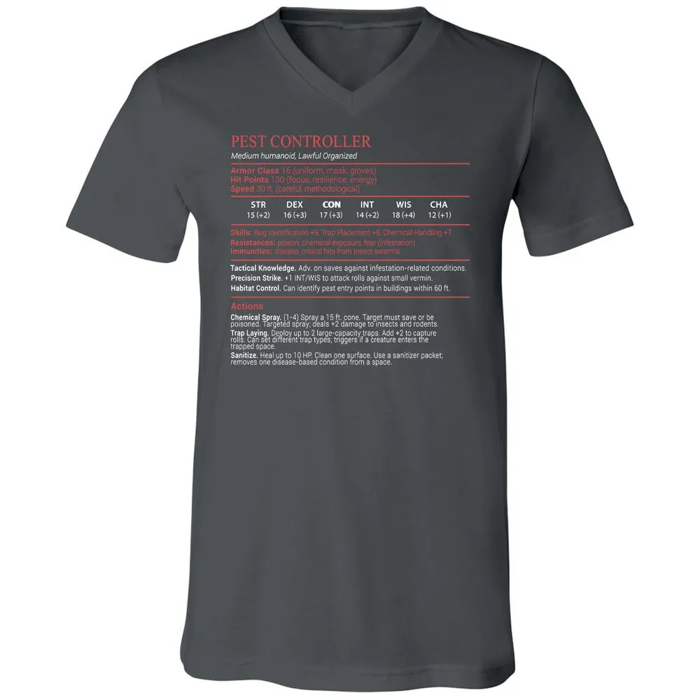 Pest Controller Stats Block - Asphalt - 13