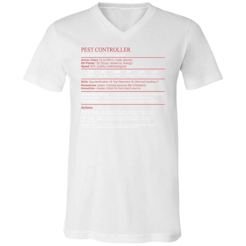 Pest Controller Stats Block - White - 16