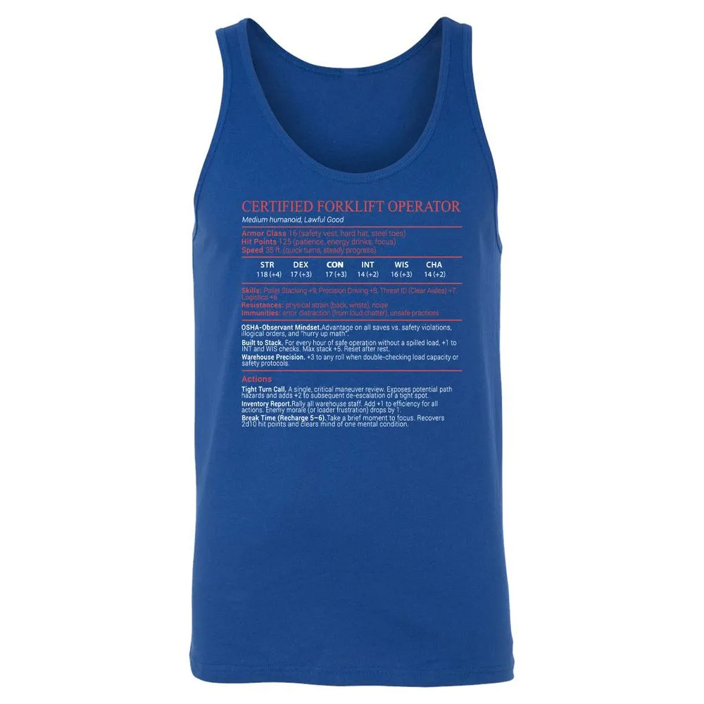 Certified Forklift Operator Stats Block - True Royal - 3