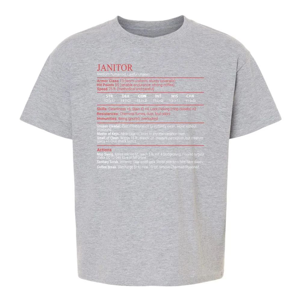 Janitor Stats Block - Sport Grey - 3