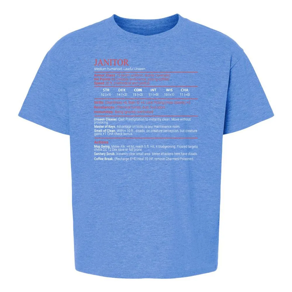 Janitor Stats Block - Heather Royal - 13