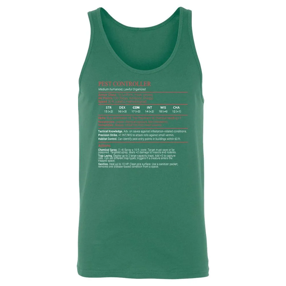 Pest Controller Stats Block - Kelly - 7