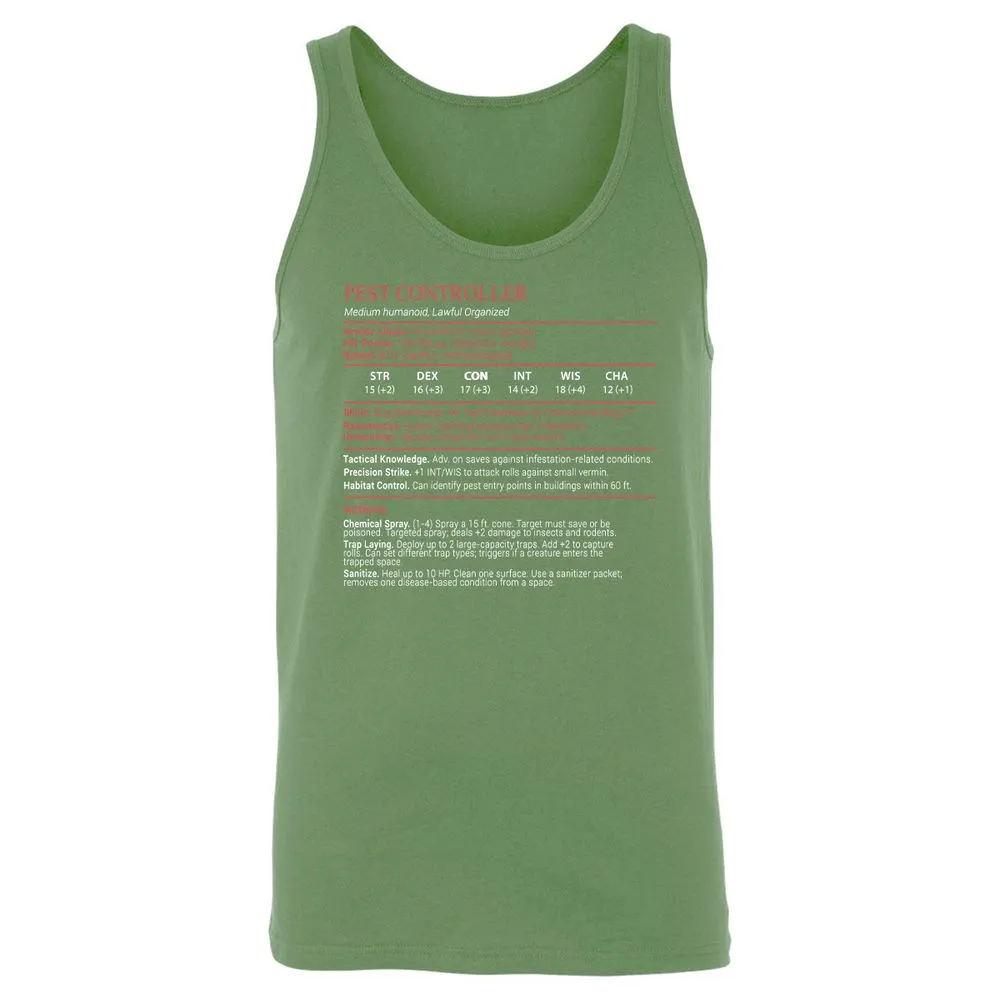 Pest Controller Stats Block - Leaf - 8