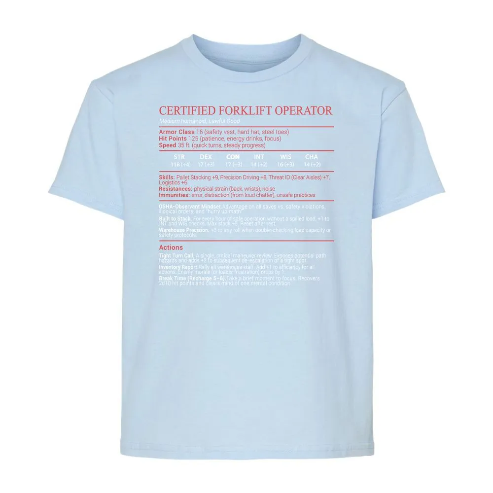 Certified Forklift Operator Stats Block - Light Blue - 6