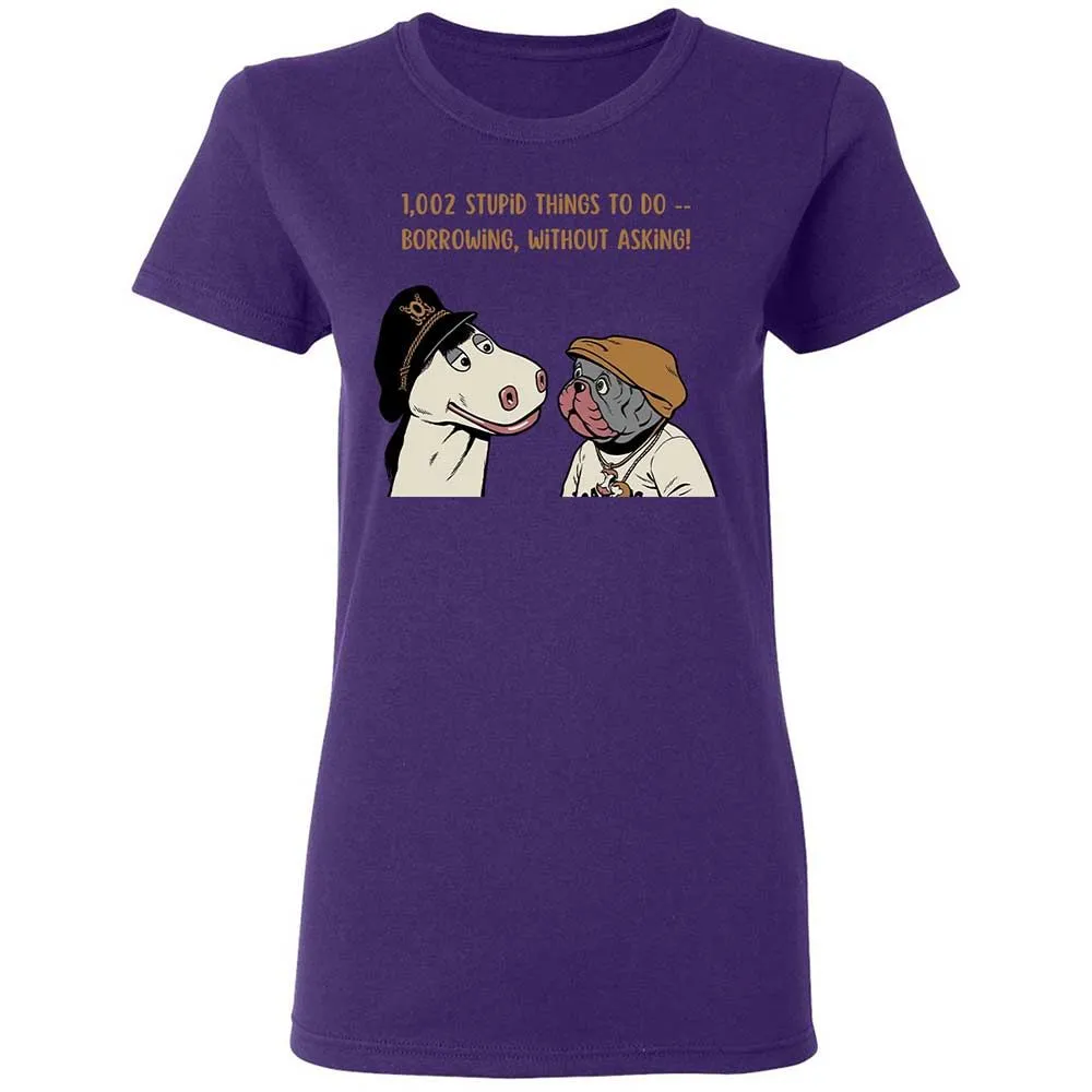 Women's T-Shirt - WTE9UQTB - Purple - 11