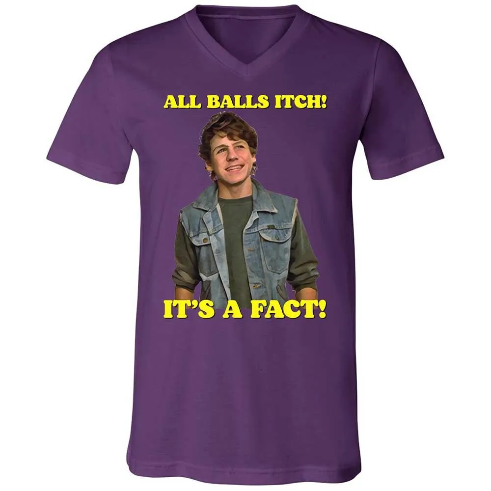Unisex V-Neck T-Shirt - P29SQRUD - Team Purple - 10