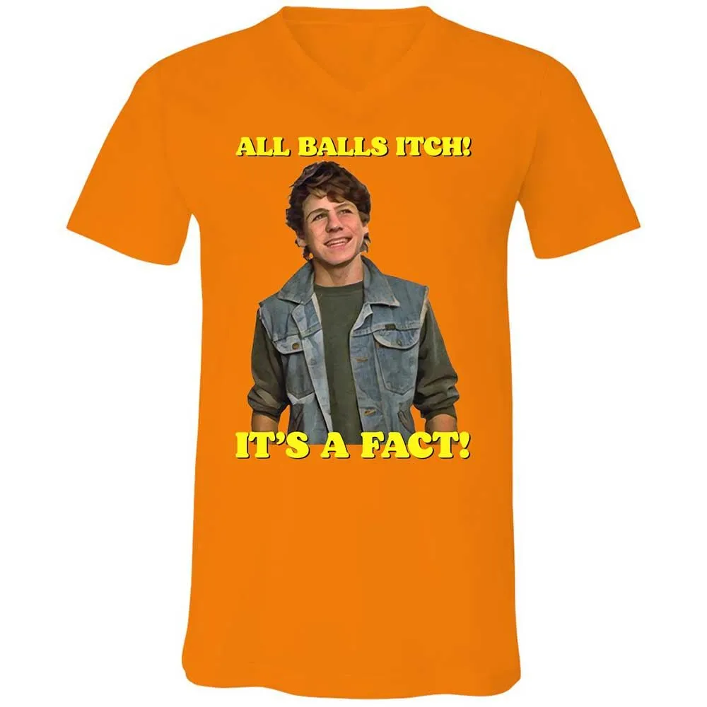 Unisex V-Neck T-Shirt - P29SQRUD - Orange - 12