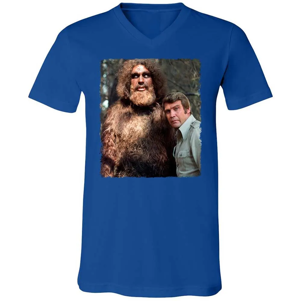 Unisex V-Neck T-Shirt - R6M96SYA - True Royal - 4