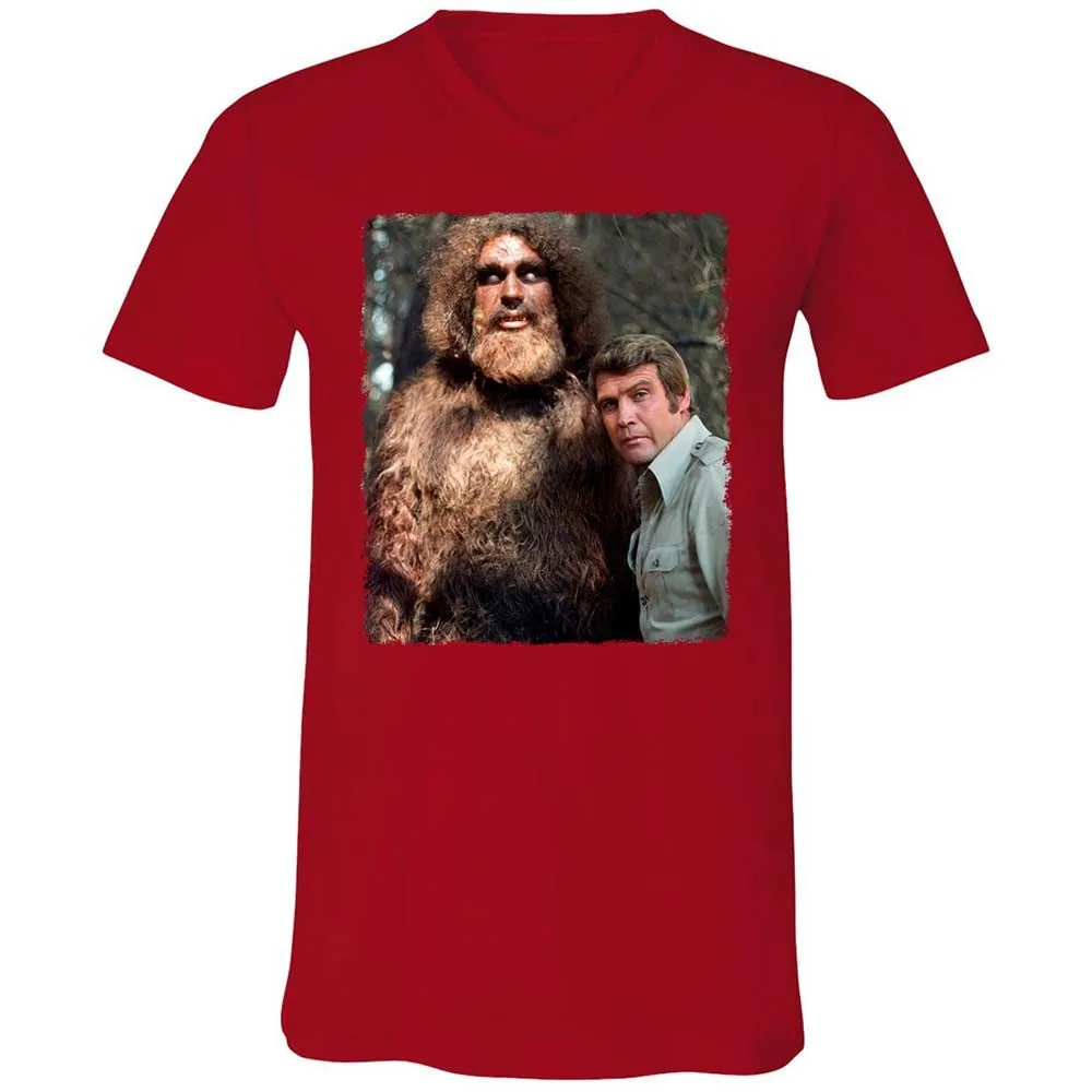 Unisex V-Neck T-Shirt - R6M96SYA - Red - 6